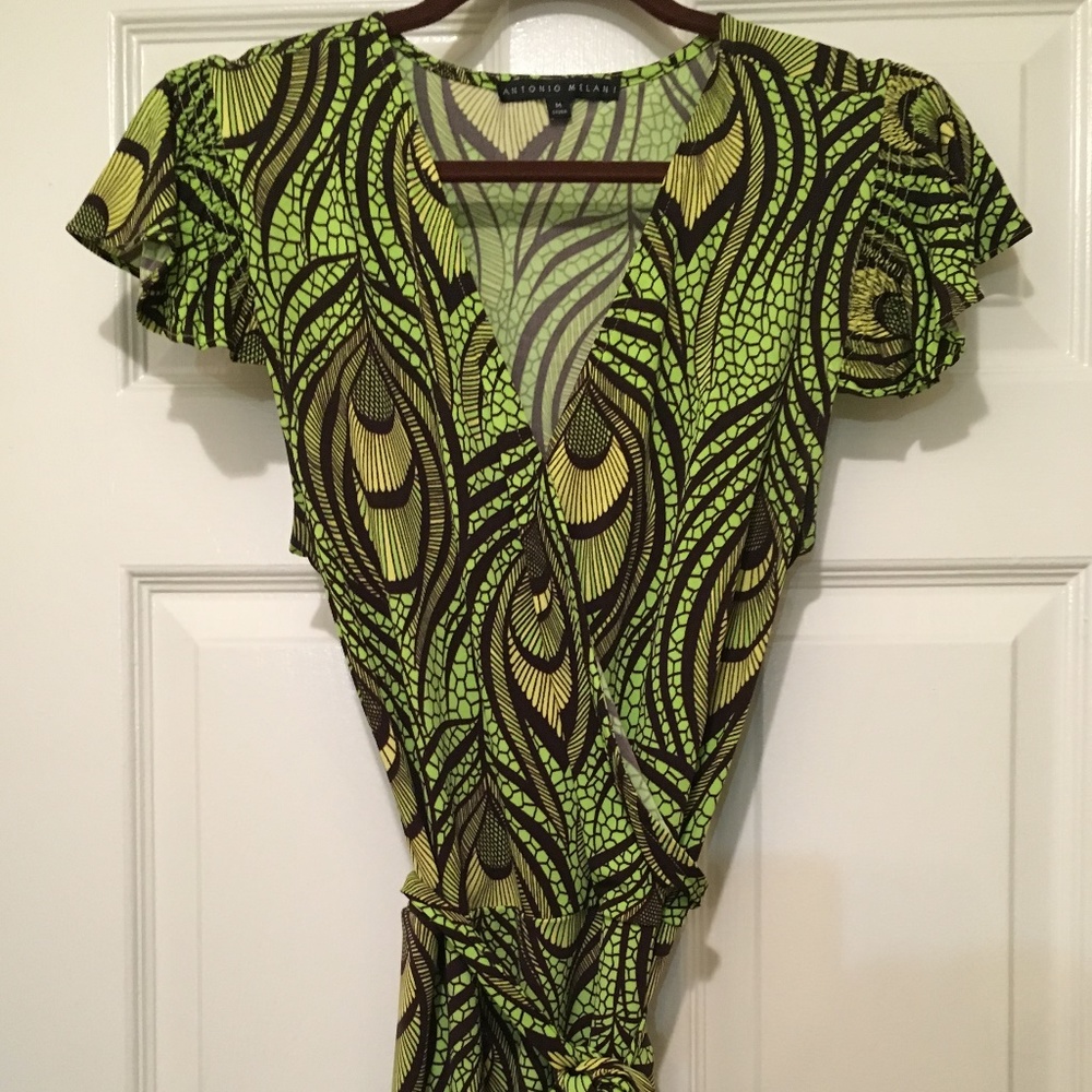Antonio Melani Faux Wrap Dress